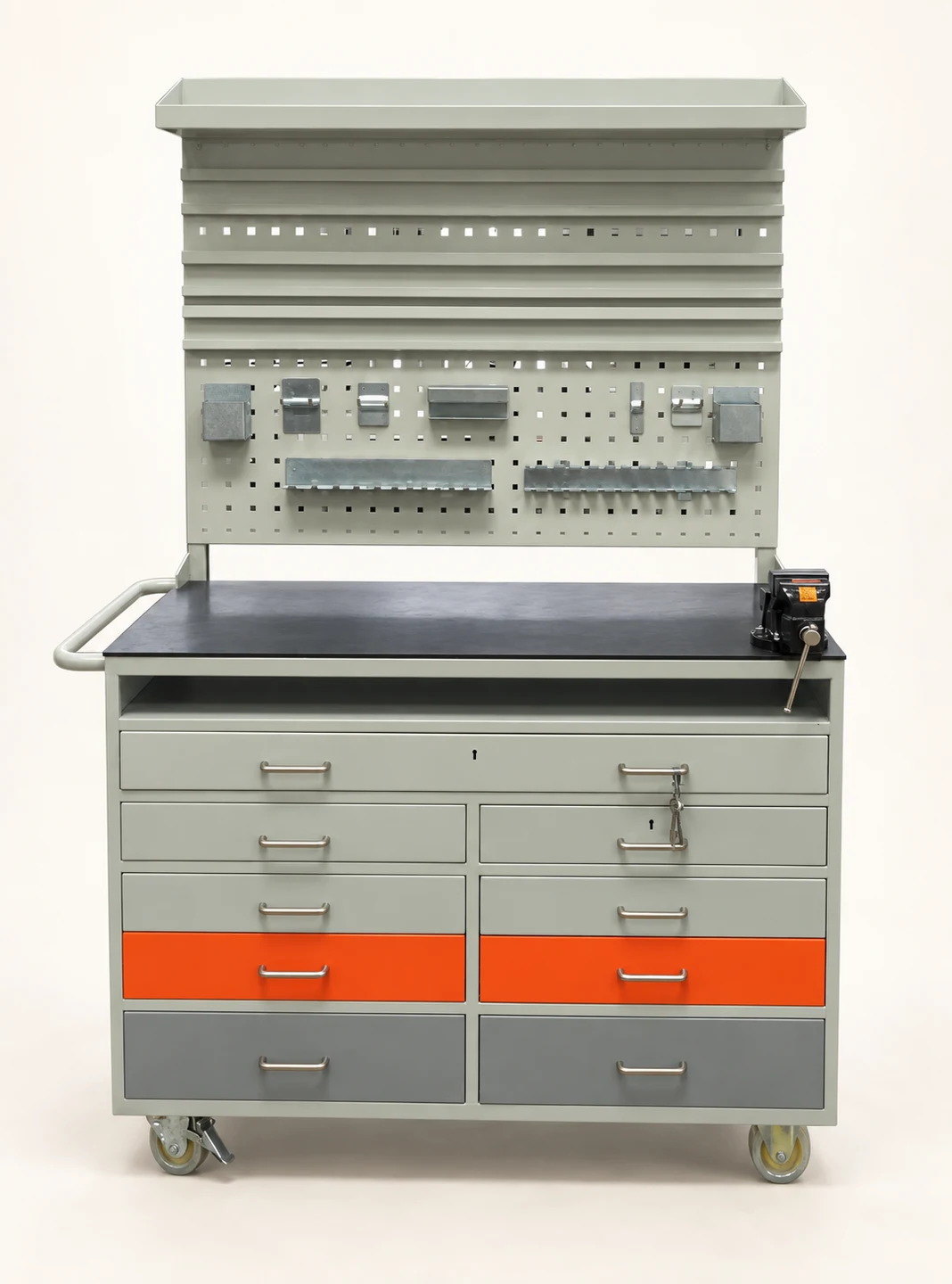 Tool trolley - drawers — AI-cleaned product photograph