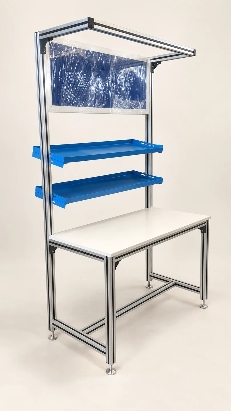 Inspection Table — AI-cleaned product photograph