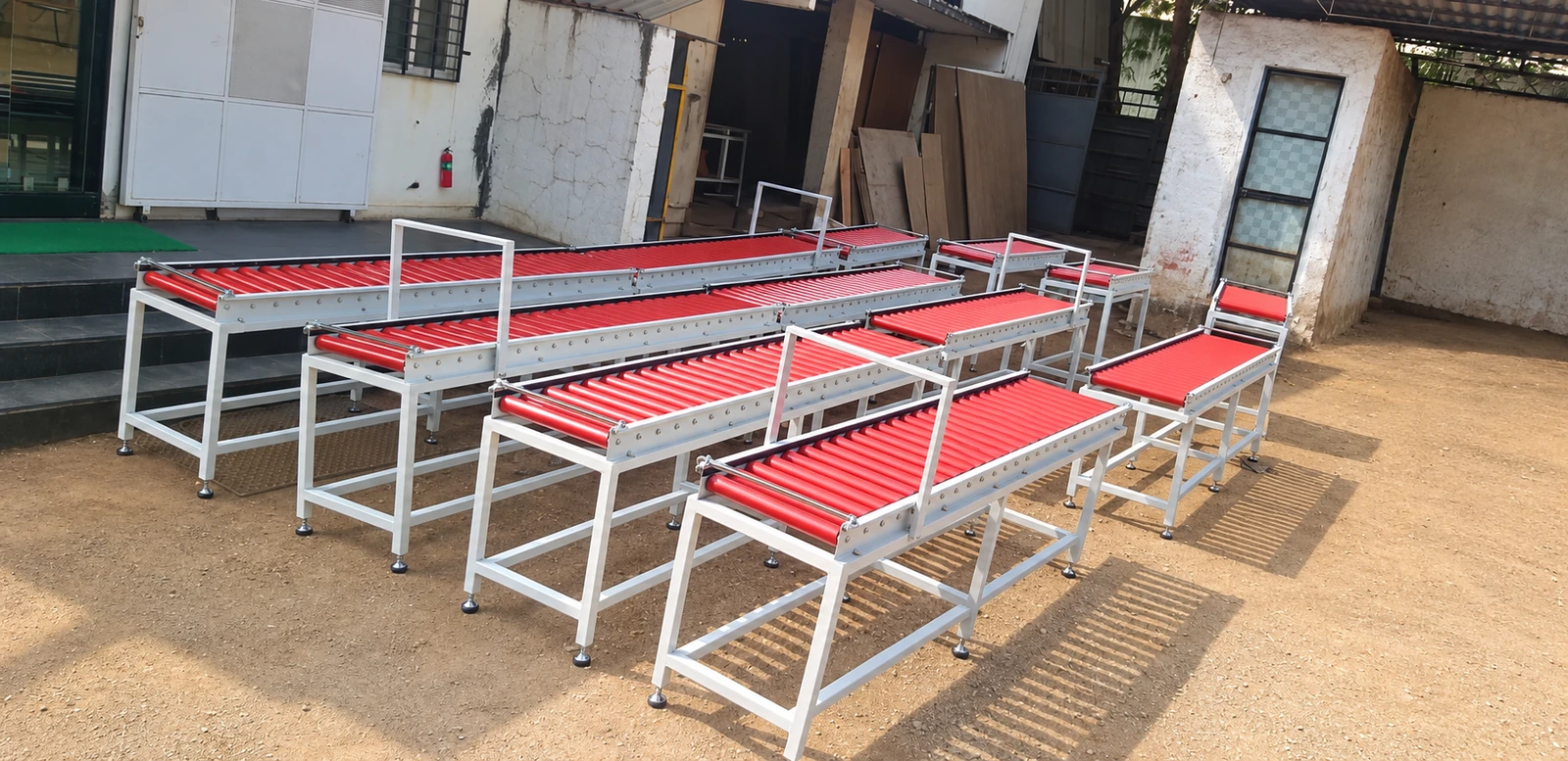 Roller Conveyor — AI-cleaned product photograph