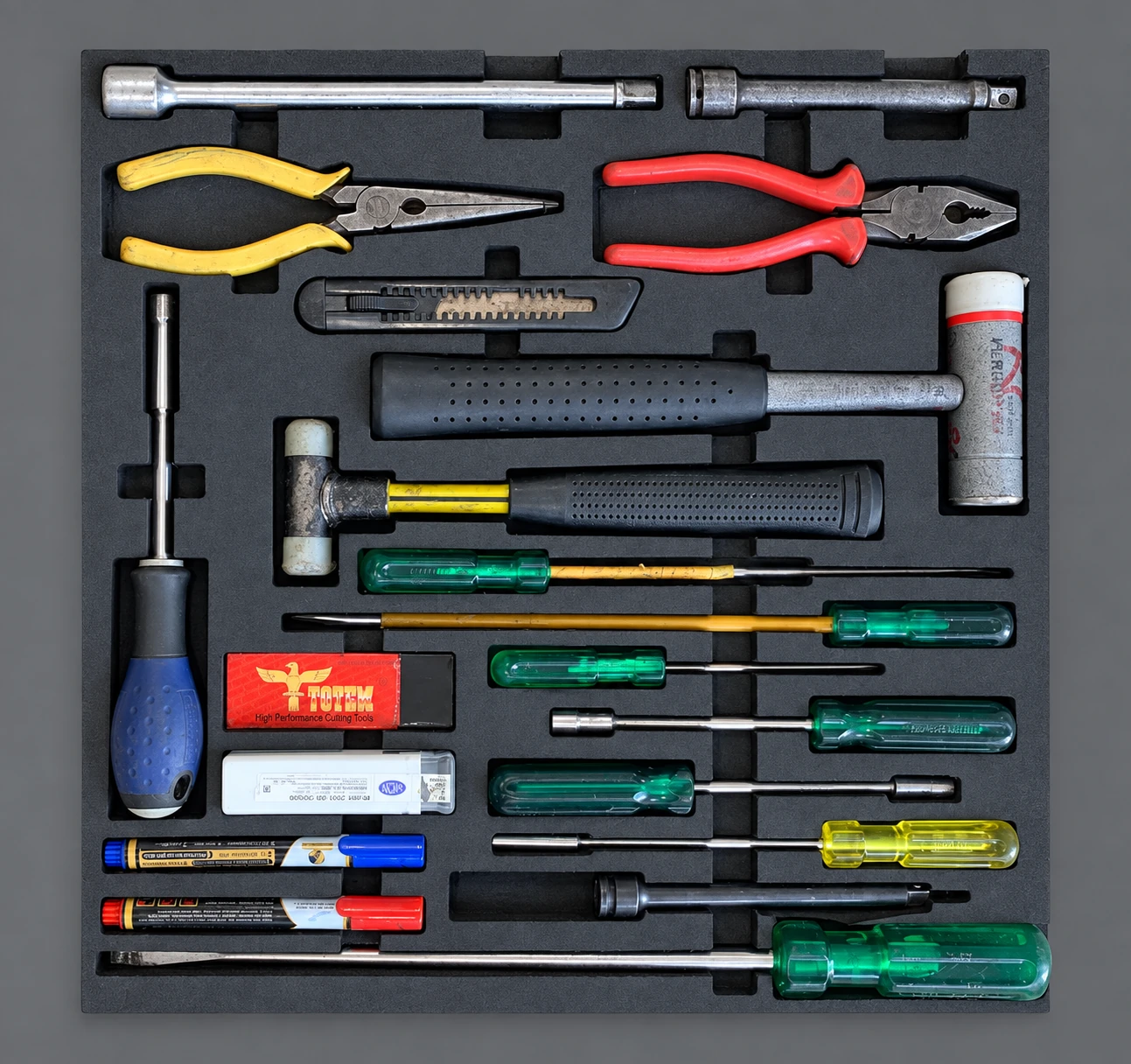 Tool Shadow Board — AI-cleaned product photograph