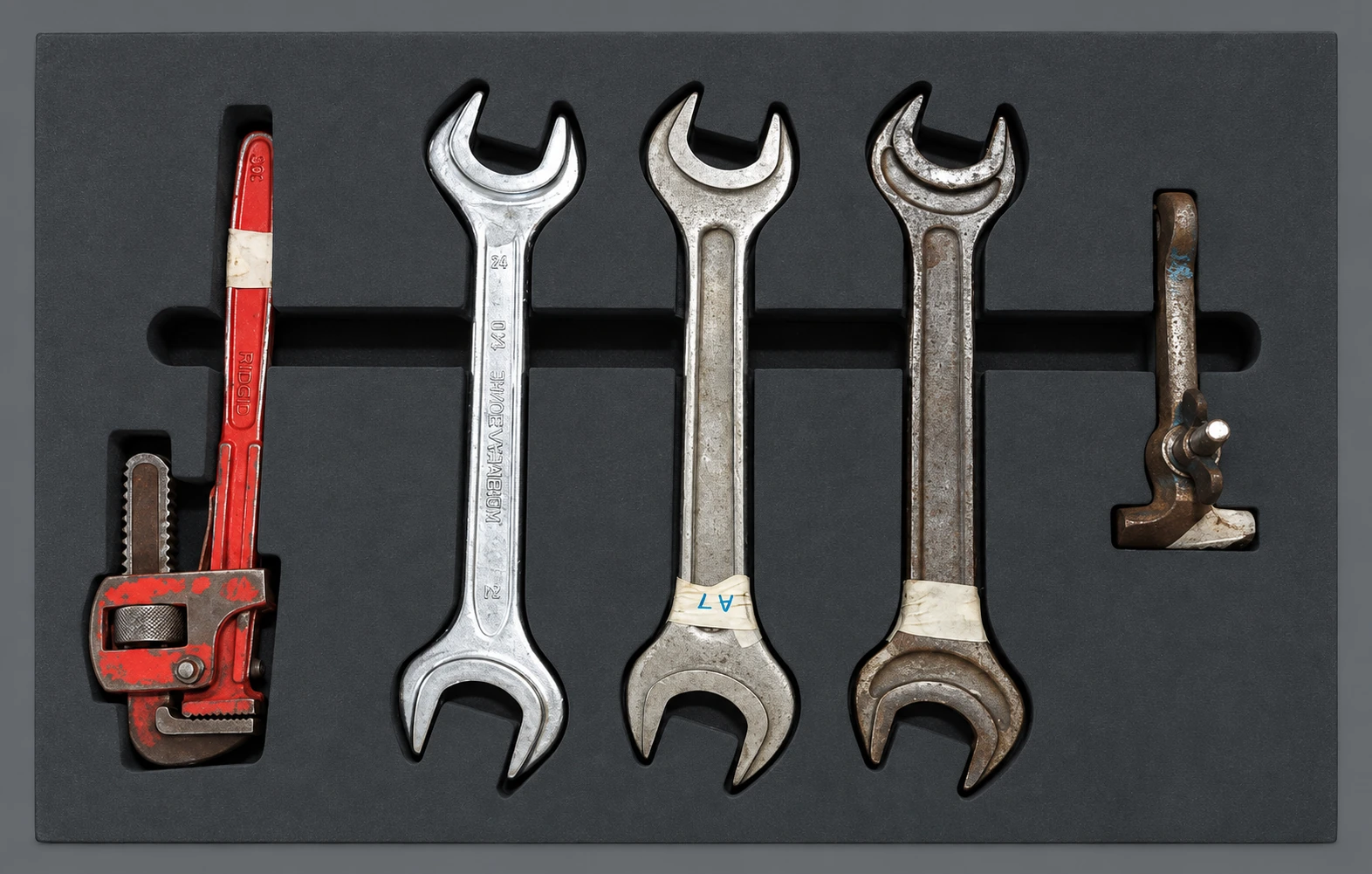 Tool Shadow Board — AI-cleaned product photograph