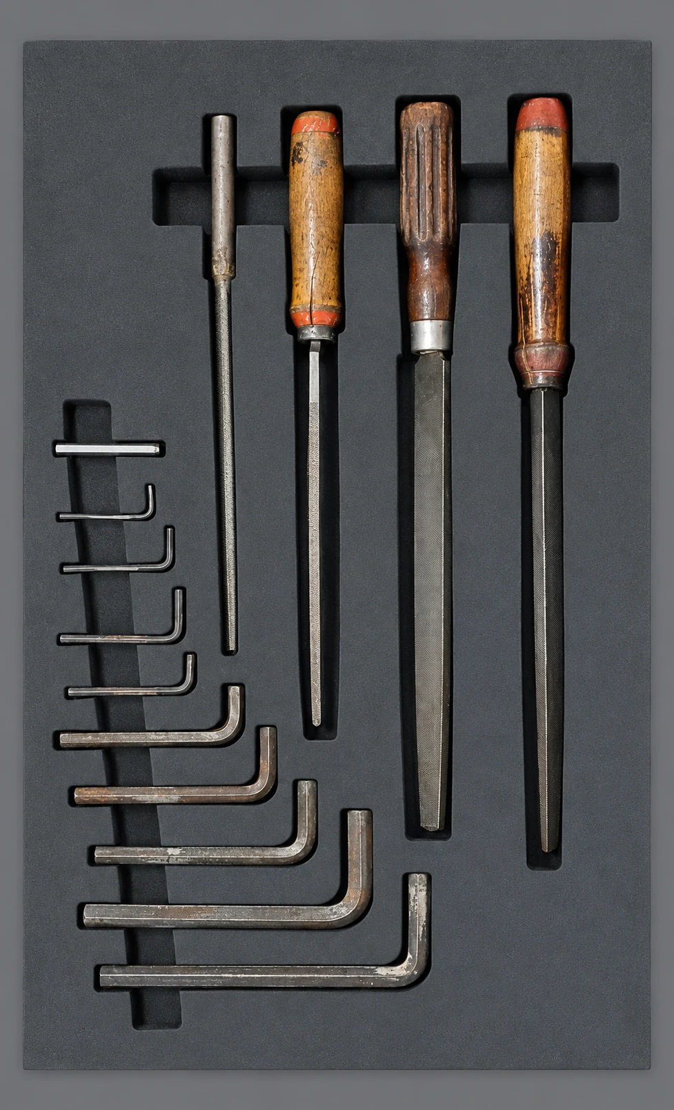 Tool Shadow Board — AI-cleaned product photograph